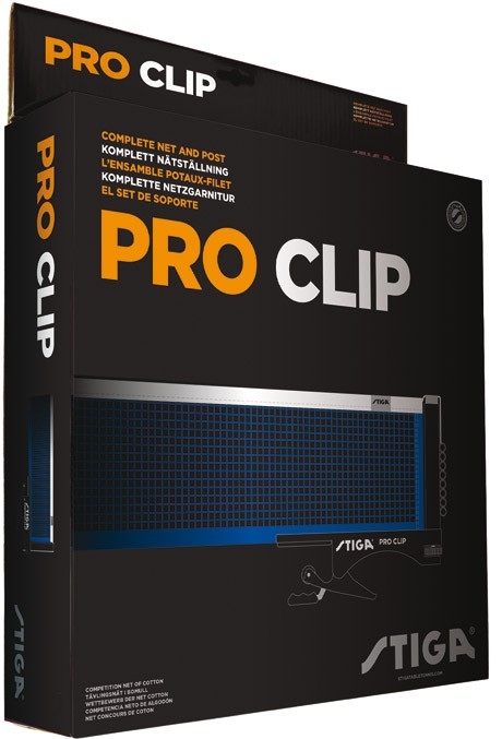 STIGA Pro Clip Net and Posts - Click Image to Close